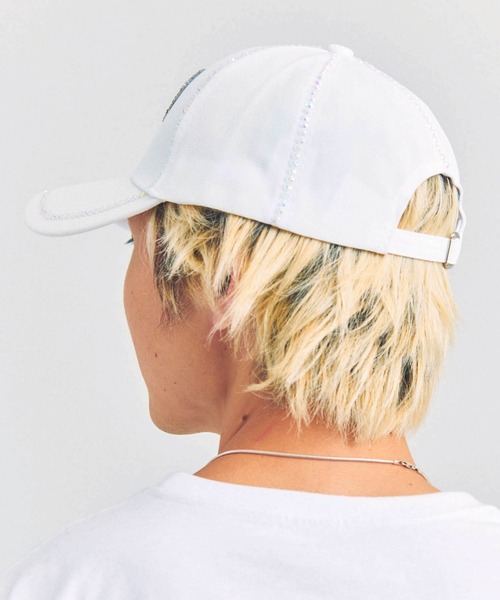 GALLIS ADDICTION（ガリスアディクション）の「GA RHINESTONE-D CAP（キャップ・メンズ・ブラック/ホワイト/ピンク・FREE）」の19枚目の写真