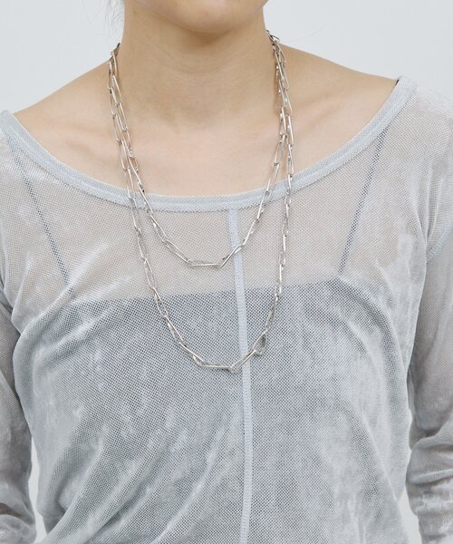 GALLARDAGALANTE(ガリャルダガランテ)の「ボリュームチェーンマルチネックレス(リング・レディース・ゴールド/シルバー・FREE)」の2枚目の写真