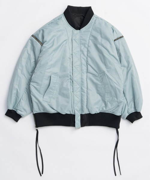 MAISON SPECIAL（メゾンスペシャル）の「Reversible MA-1 / リバーシブルMA-1（MA-1・レディース・ブラック/カーキ・FREE）」の18枚目の写真