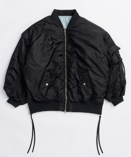 MAISON SPECIAL（メゾンスペシャル）の「Reversible MA-1 / リバーシブルMA-1（MA-1・レディース・ブラック/カーキ・FREE）」の17枚目の写真