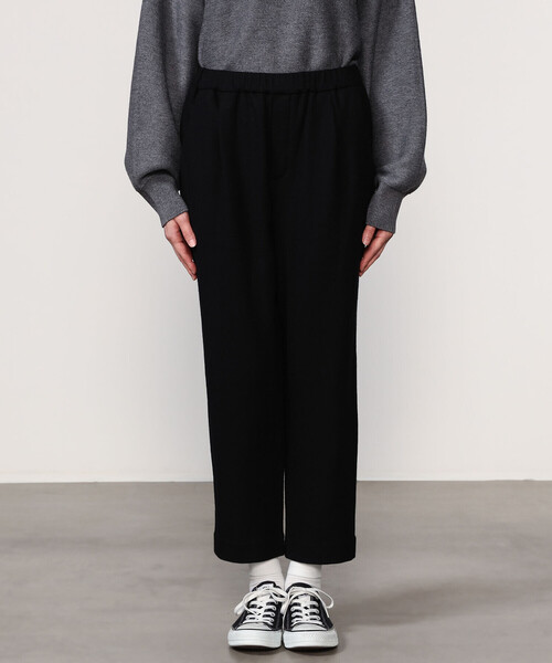 Morris & Sons（モリスアンドサンズ）の「MORRIS & SONS | ウールスムース イージーパンツ WOMEN（その他パンツ・レディース・チャコール/ライトグレー/ブラック/グレー・1/0）」の11枚目の写真