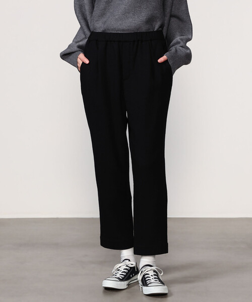 Morris & Sons（モリスアンドサンズ）の「MORRIS & SONS | ウールスムース イージーパンツ WOMEN（その他パンツ・レディース・チャコール/ライトグレー/ブラック/グレー・1/0）」の14枚目の写真