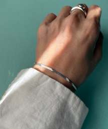 MELANGE（メランジェ）の「MELANGE flat フラットチェーンブレス（ブレスレット）」