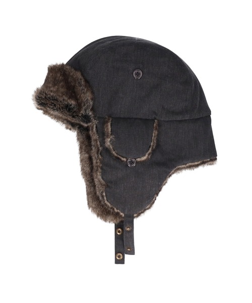 milsa（ミルサ）の「milsa/ミルサ フェイクファー 3WAYフライトキャップ（キャップ・レディース・グレー/ブラック/ブラウン/ベージュ・60cm）」の5枚目の写真