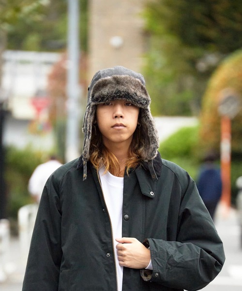 milsa（ミルサ）の「milsa/ミルサ フェイクファー 3WAYフライトキャップ（キャップ・レディース・グレー/ブラック/ブラウン/ベージュ・60cm）」の8枚目の写真