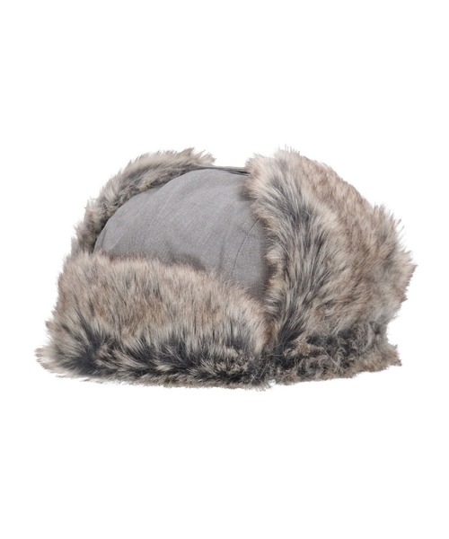 milsa（ミルサ）の「milsa/ミルサ フェイクファー 3WAYフライトキャップ（キャップ・レディース・グレー/ブラック/ブラウン/ベージュ・60cm）」の10枚目の写真