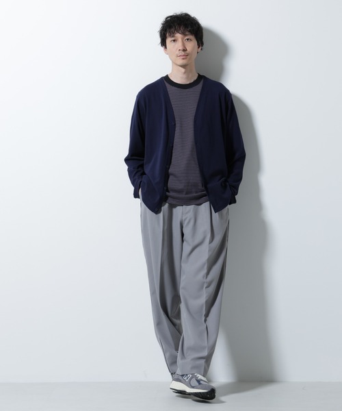 NANO universe（ナノユニバース）の「エアパッセージ ジャージーカーディガン（カーディガン/ボレロ・メンズ・ネイビー・M）」の5枚目の写真
