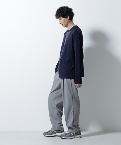 NANO universe（ナノユニバース）の「エアパッセージ ジャージーカーディガン（カーディガン/ボレロ・メンズ・ネイビー・M）」の7枚目の写真