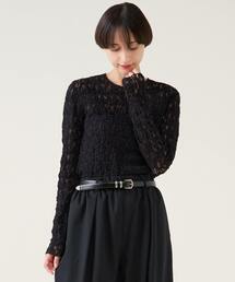martinique（マルティニーク）の「ストレッチレースインナー（Tシャツ/カットソー・レディース）」