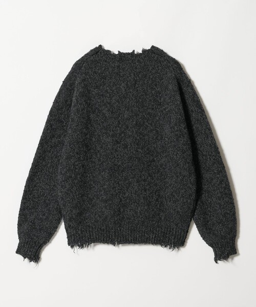 OWNESS＞ネップ クラッシュ クルーネック ニット（ニット/セーター