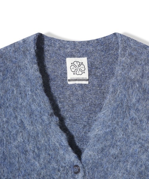 VIBGYOR(ヴィブジョー)の「【Korea Select】 ボカシVネックカーディガン(CN)(カーディガン/ボレロ・メンズ・ブルー/チャコールグレー/レッド系その他・FREE)」の15枚目の写真