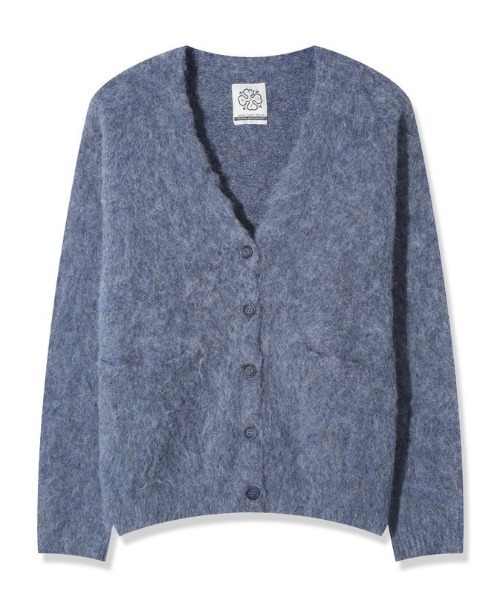 VIBGYOR(ヴィブジョー)の「【Korea Select】 ボカシVネックカーディガン(CN)(カーディガン/ボレロ・メンズ・ブルー/チャコールグレー/レッド系その他・FREE)」の9枚目の写真