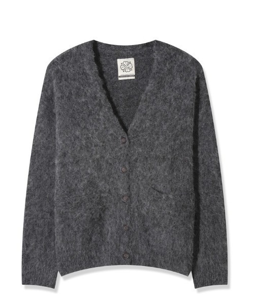 VIBGYOR(ヴィブジョー)の「【Korea Select】 ボカシVネックカーディガン(CN)(カーディガン/ボレロ・メンズ・ブルー/チャコールグレー/レッド系その他・FREE)」の4枚目の写真