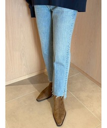 Mila Owen | センタープレス裾段差デニムパンツ(デニムパンツ)