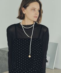 YECCA VECCA | マルチジョイントコインパールネックレス(ネックレス)