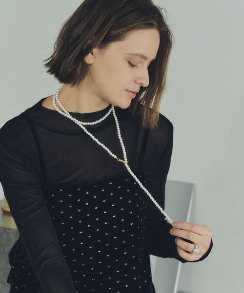 YECCA VECCA（イェッカヴェッカ）の「マルチジョイントコインパールネックレス（ネックレス・レディース・ゴールド・FREE）」の2枚目の写真