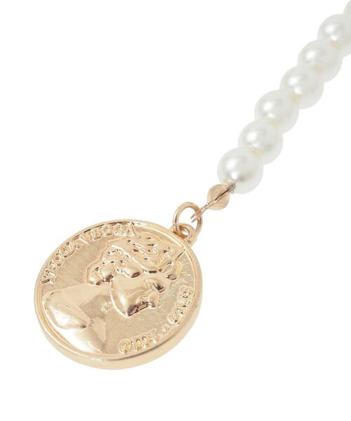 YECCA VECCA（イェッカヴェッカ）の「マルチジョイントコインパールネックレス（ネックレス・レディース・ゴールド・FREE）」の9枚目の写真