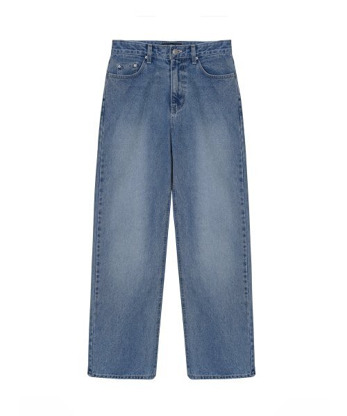 NICK&NICOLE(ニックアンドニコール)の「MINIMAL MIDRISE STRAIGHT DENIM PANTS_BLUE(デニムパンツ・レディース・その他・SMALL/MEDIUM/LARGE)」の5枚目の写真