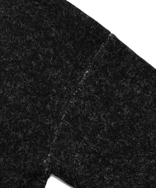 TRILLION(トリリオン)の「ヘアリーグラフィックロゴオーバーサイズジャカードニット(ブラック)(ニット/セーター・レディース・その他・MEDIUM/LARGE/X-LARGE)」の7枚目の写真