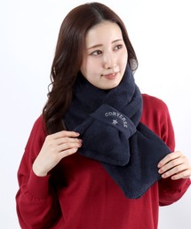 フリース」に該当するマフラー（ブルー・ネイビー/青色系