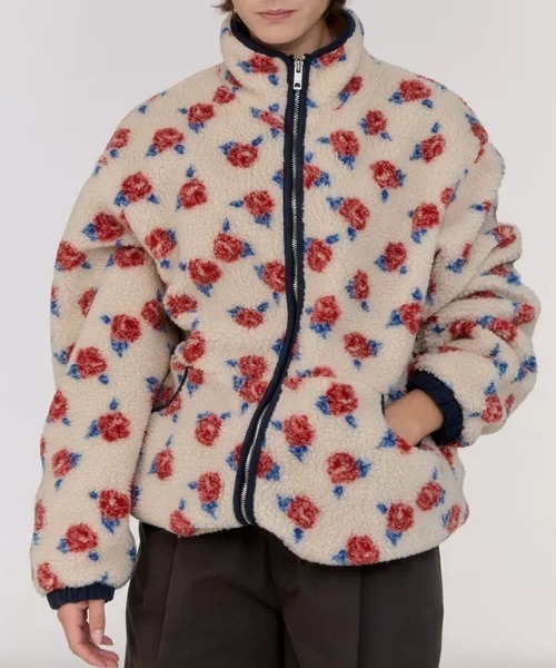 ViViDAY(ビビデー)の「バラ柄もこもこボアブルゾン(ブルゾン・レディース・アイボリー・M)」の14枚目の写真