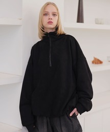 ROCHEM（ローシェン）の「もちもちフェイクスウェードハーフジップスウェット（スウェット・メンズ）」