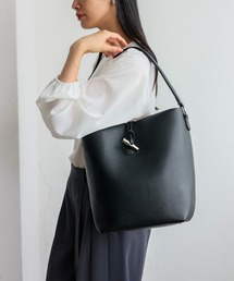 トグルボタン 2way ショルダーバッグ バケットバッグ
