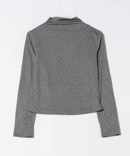 Lace Ladies(レースレディース)の「【2点セット】 ドット柄プルオーバー × キャミソール ワンピース(ワンピース・レディース・ブラック・L)」の3枚目の写真