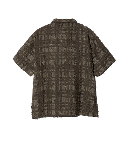 glamb(グラム)の「Fuzzy Check Shirt / ファジーチェックシャツ(シャツ/ブラウス・メンズ・カーキ/グレー・S/M/L)」の8枚目の写真