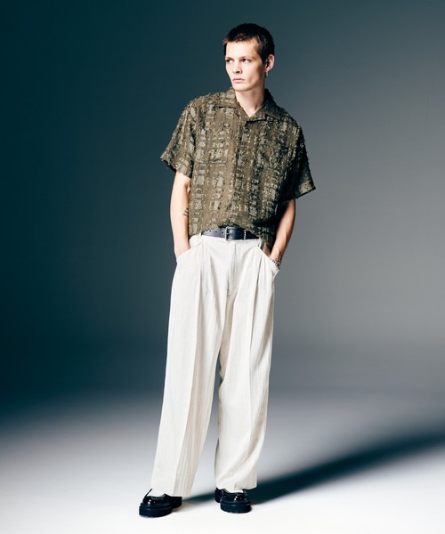glamb(グラム)の「Fuzzy Check Shirt / ファジーチェックシャツ(シャツ/ブラウス・メンズ・カーキ/グレー・S/M/L)」の11枚目の写真