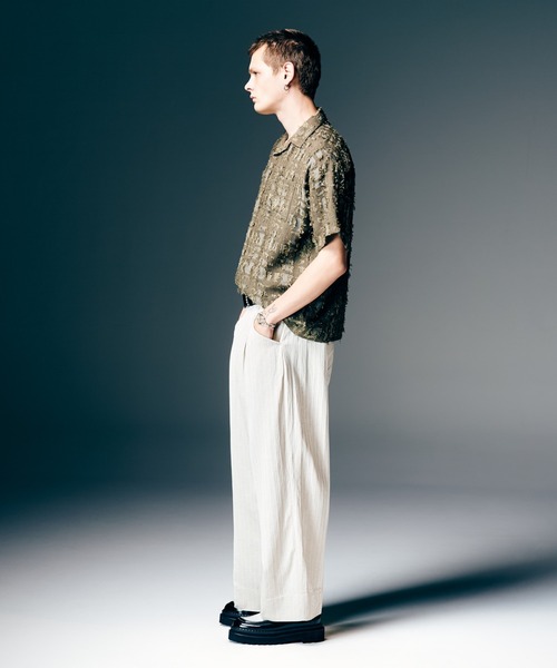 glamb(グラム)の「Fuzzy Check Shirt / ファジーチェックシャツ(シャツ/ブラウス・メンズ・カーキ/グレー・S/M/L)」の12枚目の写真