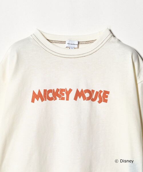 green label relaxing（グリーンレーベルリラクシング）の「【別注】＜Disney＞キャラクター ロングスリーブTシャツ / キッズ 100cm―130cm（Tシャツ/カットソー・キッズ・ダークグレー/ホワイト/オリーブ・120cm/100cm/130cm/110cm）」の15枚目の写真