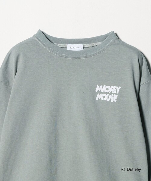 green label relaxing（グリーンレーベルリラクシング）の「【別注】＜Disney＞キャラクター ロングスリーブTシャツ / キッズ 100cm―130cm（Tシャツ/カットソー・キッズ・ダークグレー/ホワイト/オリーブ・120cm/100cm/130cm/110cm）」の20枚目の写真