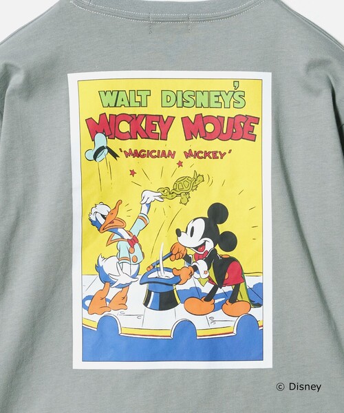 green label relaxing（グリーンレーベルリラクシング）の「【別注】＜Disney＞キャラクター ロングスリーブTシャツ / キッズ 100cm―130cm（Tシャツ/カットソー・キッズ・ダークグレー/ホワイト/オリーブ・120cm/100cm/130cm/110cm）」の22枚目の写真