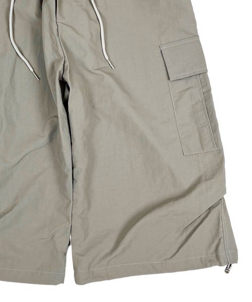 SK8ER ROCK(スケーターロック)の「Nylon Cargo Wide Long Half Pants Beige(その他パンツ・レディース・その他・FREE)」の4枚目の写真