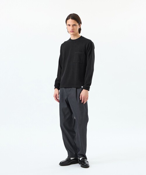 MACKINTOSH PHILOSOPHY（ﾏｯｷﾝﾄｯｼｭ ﾌｨﾛｿﾌｨｰ）の「起毛ブリスター クルーネックロンＴ（Tシャツ/カットソー・メンズ・ホワイト/ダークネイビー/ベージュ系その他/ブラック/グレー系その他・38/40/42）」の21枚目の写真