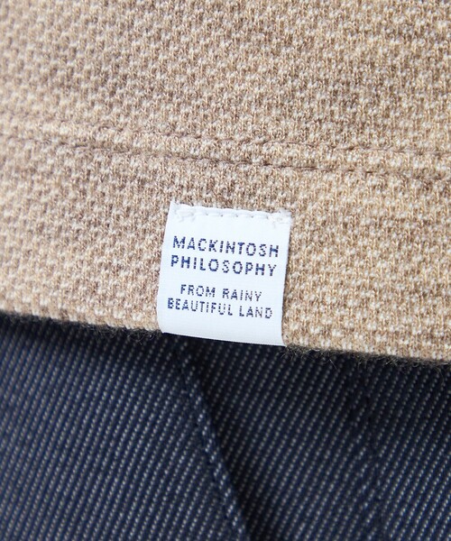 MACKINTOSH PHILOSOPHY（ﾏｯｷﾝﾄｯｼｭ ﾌｨﾛｿﾌｨｰ）の「起毛ブリスター クルーネックロンＴ（Tシャツ/カットソー・メンズ・ホワイト/ダークネイビー/ベージュ系その他/ブラック/グレー系その他・38/40/42）」の8枚目の写真