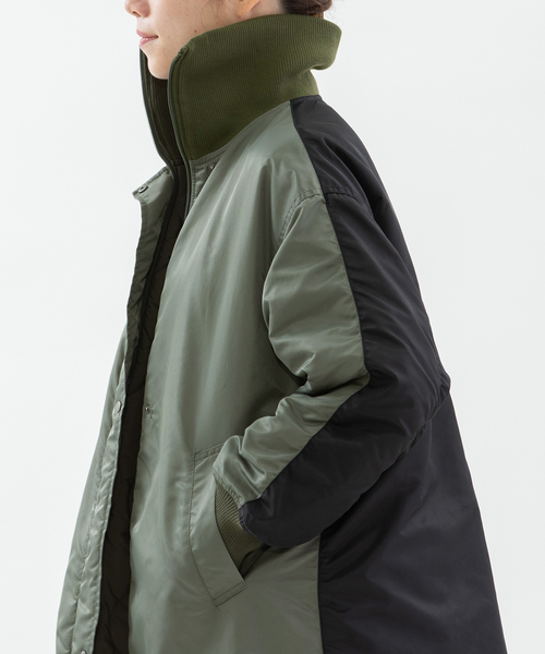 セール】ナイロンツイルバイカラーリバーシブルコート（その他アウター