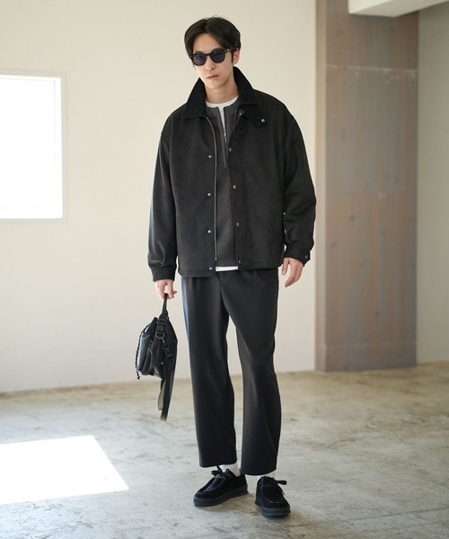 BAYFLOW（ベイフロー）の「[セットアップ可]ウールライクワイドトラウザー【ストレッチ】（その他パンツ・メンズ・ブラウン/ブラック・MEDIUM/LARGE）」の11枚目の写真