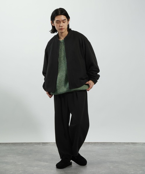 BAYFLOW（ベイフロー）の「[セットアップ可]ウールライクワイドトラウザー【ストレッチ】（その他パンツ・メンズ・ブラウン/ブラック・MEDIUM/LARGE）」の14枚目の写真