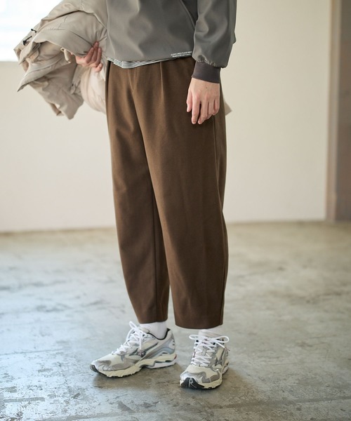 BAYFLOW（ベイフロー）の「[セットアップ可]ウールライクワイドトラウザー【ストレッチ】（その他パンツ・メンズ・ブラウン/ブラック・MEDIUM/LARGE）」の20枚目の写真