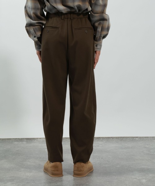 BAYFLOW（ベイフロー）の「[セットアップ可]ウールライクワイドトラウザー【ストレッチ】（その他パンツ・メンズ・ブラウン/ブラック・MEDIUM/LARGE）」の7枚目の写真