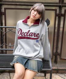 GORGE（ゴージ）の「《刺繍ロゴ×ハーフジップ》裏起毛スウェットプルオーバー 秋冬◎（スウェット）」