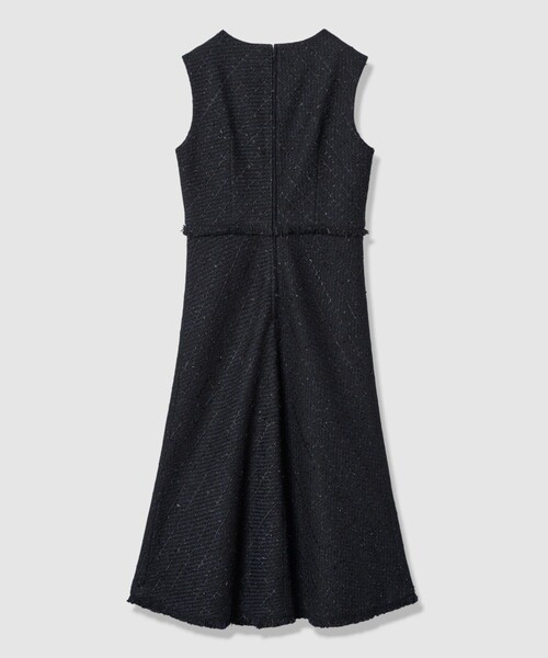 Eternal Line 2026】ミックスツイードノースリーブ ワンピース