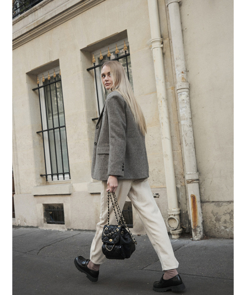 ANOETIC（アノエティック）の「CORDUROY STRAIGHT PANTS_IVORY（その他パンツ・レディース・アイボリー・SMALL/MEDIUM）」の3枚目の写真