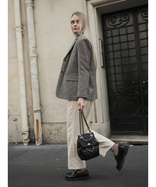 ANOETIC（アノエティック）の「CORDUROY STRAIGHT PANTS_IVORY（その他パンツ・レディース・アイボリー・SMALL/MEDIUM）」の4枚目の写真