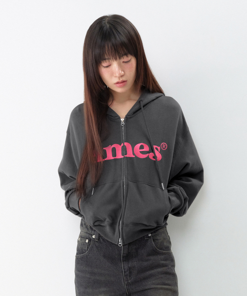 AMESWORLDWIDE（アメスワールドワイド）の「BASIC LOGO HOODIE ZIP UP CHARCOAL（パーカー・メンズ・その他・SMALL/MEDIUM/LARGE）」の11枚目の写真