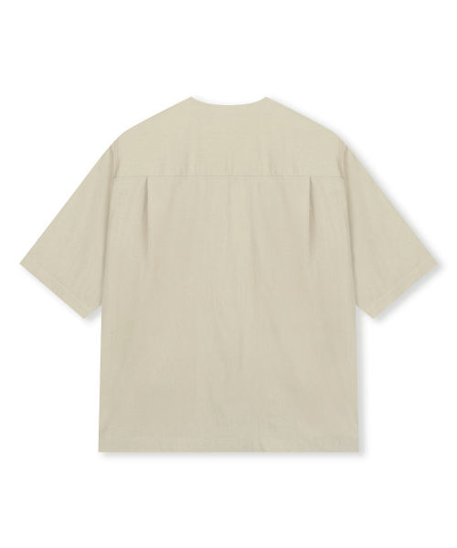 BESLOW（ビースロー）の「[ビスルーXデリック]クリンクルカラーなしシャツエクリュ（シャツ/ブラウス・メンズ・その他・SMALL/MEDIUM/LARGE/X-LARGE）」の6枚目の写真