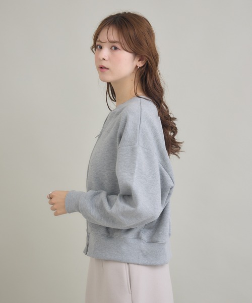 KATHARINE ROSS(キャサリンロス)の「【KATHARINE ROSS】CAHORS裏毛2WAYトップス(スウェット・レディース・グレー/アイボリー・FREE)」の20枚目の写真