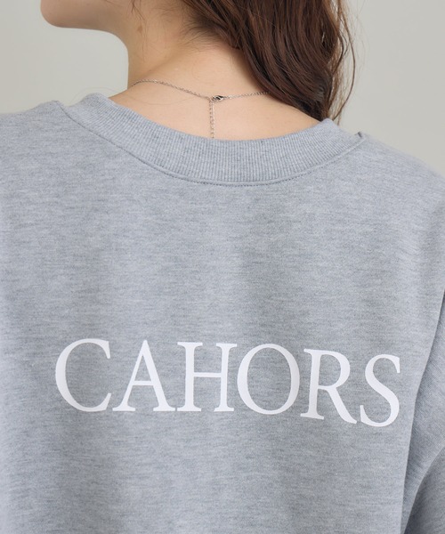 KATHARINE ROSS(キャサリンロス)の「【KATHARINE ROSS】CAHORS裏毛2WAYトップス(スウェット・レディース・グレー/アイボリー・FREE)」の22枚目の写真